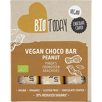 BioToday Vegan peanut bar 120g