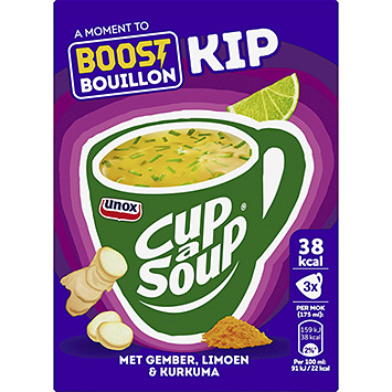 Unox Cup-a-soup boost bouillon kip 53g