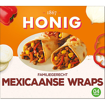 Honig Wraps Mexicanos de prato familiar 305g