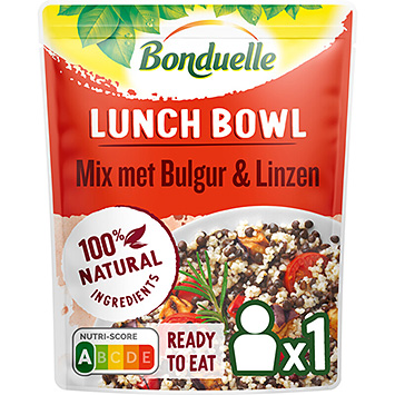 Bonduelle Mix di ciotola per il pranzo con bulgur e lenticchie 250g