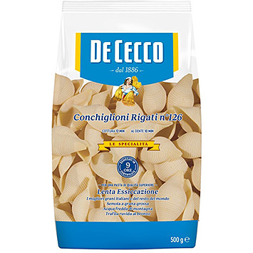 De Cecco Conchiglioni rigati n° 126 500g