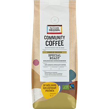 Fairtrade Original Community coffee special roast bonen 500g