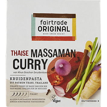 Fairtrade Original Pasta de caril Massaman 70g