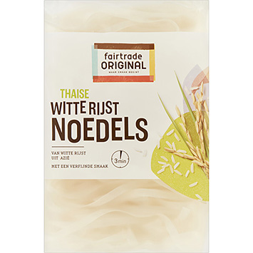 Fairtrade Original Noodles de arroz Tailandês arroz branco 225g