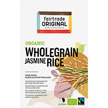 Fairtrade Original Organic wholegrain jasmine rice 400g