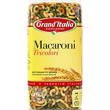 Grand'Italia Makkaroni in drei Farben 500g