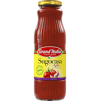 Grand'Italia Sugocasa salsa para pasta con ajo 690g
