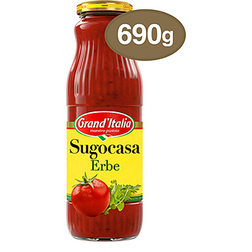 Grand'Italia Sugocasa sauce pour pâtes aux herbes 690g