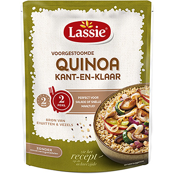 Lassie Quinoa pré-cozida no vapor pronta 250g