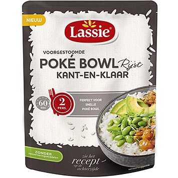Lassie Voorgestoomde poké bowl rijst 250g
