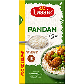 Lassie Pandan rice discount pack 750g