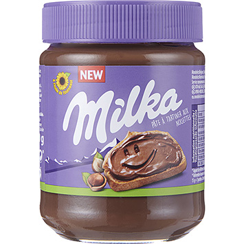 Milka Hazelnootpasta met chocolade 350g