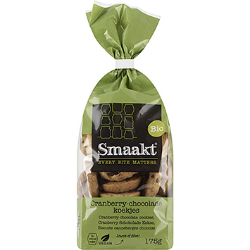 Smaakt Biscotti al cioccolato ai mirtilli rossi 175g