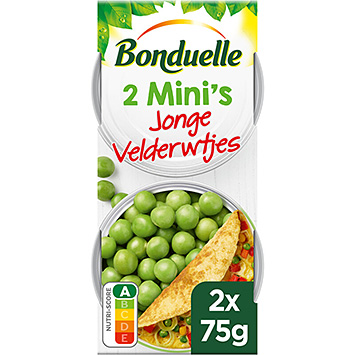 Bonduelle Young field peas 2 minis 150g