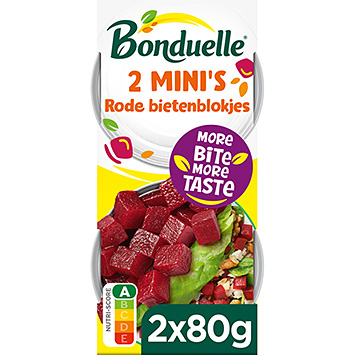Bonduelle Red beet root cubes 2 minis for salads 160g