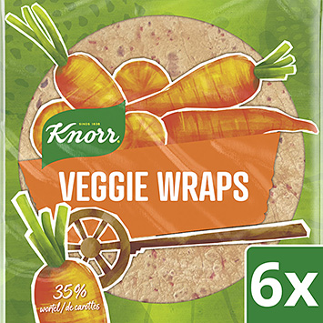 Knorr Veggie wraps 35% de légumes 370g