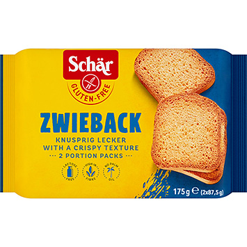 Schär Zwieback rusk glutenfri 175g