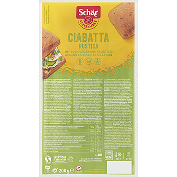 Schär Ciabatta rustica sans gluten 200g