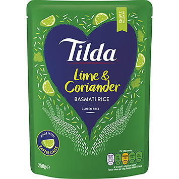 Tilda Lime & coriander basmati rice glutenfree 250g
