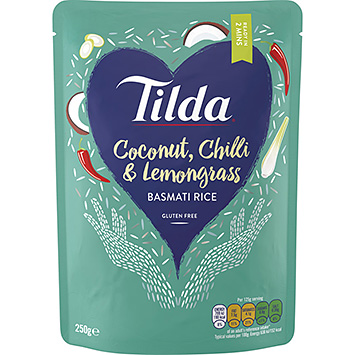 Tilda Arroz basmati de coco e capim-limão 250g