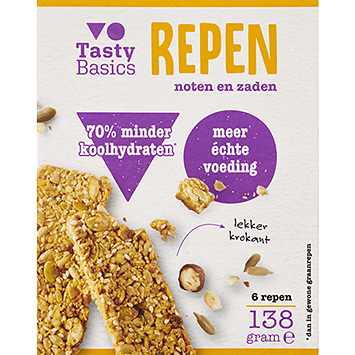 Tasty Basics Nuss- und Samenriegel 138g