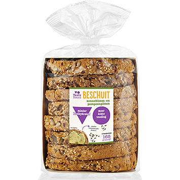 Tasty Basics Fette biscottate ai semi di girasole e di zucca 168g