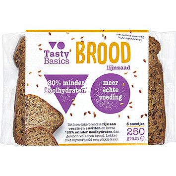 Tasty Basics Brood lijnzaad 250g