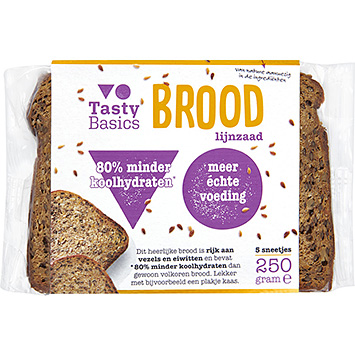 Tasty Basics Bread flax seed 250g