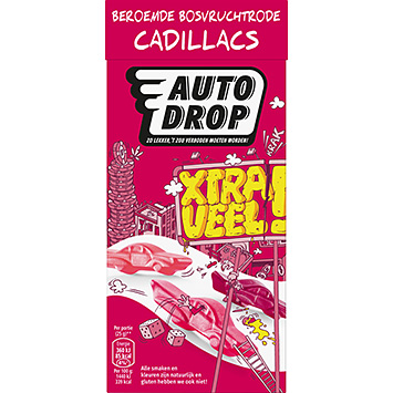 Autodrop Berömda skogsfrukt röda cadillacs XL 380g