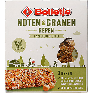 Bolletje Nuts and grains hazelnut spelt 120g