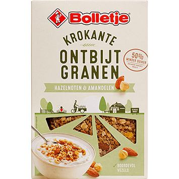 Bolletje Krokante ontbijtgranen hazelnoot amandel 375g