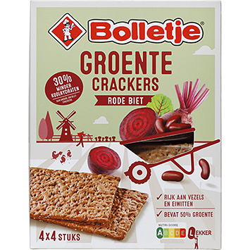 Bolletje Biscotte croustillantes de légumes à la betterave 200g