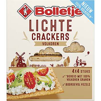 Bolletje Light crackers whole wheat 190g