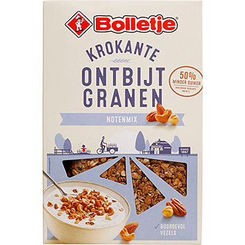 Bolletje Krokante ontbijtgranen notenmix 375g