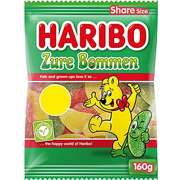 Haribo Bombas amargas 160g