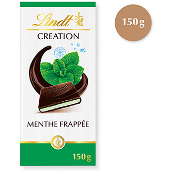 Lindt Tablete de chocolate menta refrescante de Creation 150g