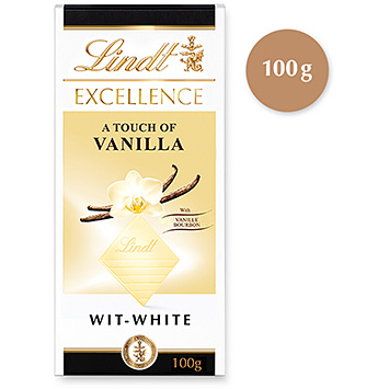 Lindt Excellence vanilje hvid 100g
