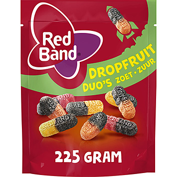 Red Band Dúos de frutas de regaliz agridulces 225g