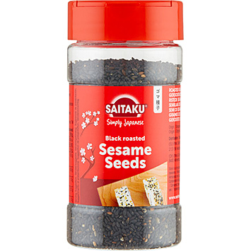 Saitaku Roasted black sesame seeds 95g