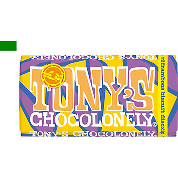 Tony's Chocolonely Dip disco de biscoito de framboesa branca 180g