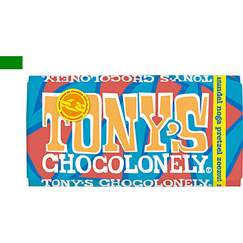 Tony's Chocolonely Pretzel de nougat de caramelo de leite 180g