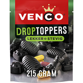 Venco Liquorice toppers tasty & firm 215g