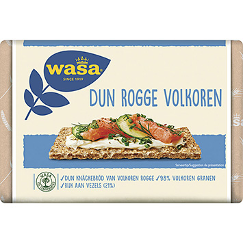 Wasa Tynd rug fuldkornshvede 220g