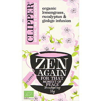 Clipper Chá 'Zen again', de capim-limão orgânico 35g