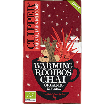 Clipper Warming rooibos chai 35g