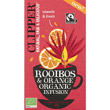 Clipper Infusion rooïbos orange 40g