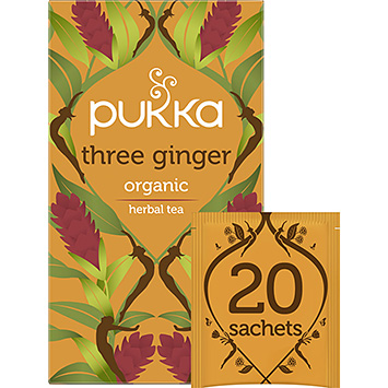 Pukka Infusão três gengibre 36g