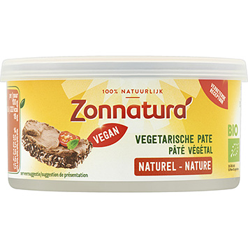 Zonnatura Vegetarische paté naturel 125g