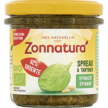 Zonnatura Tartinade de légumes épinards 135g