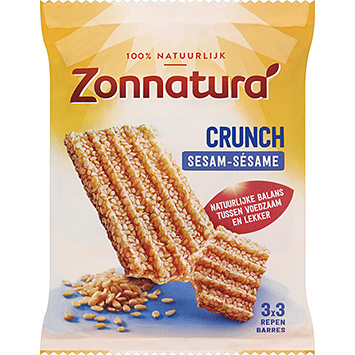 Zonnatura Sesam crunch reep 150g